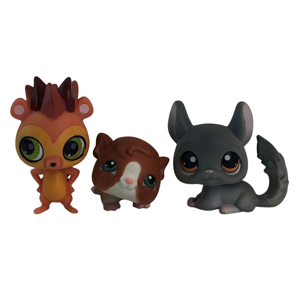 Littlest‎ Pet Shop LPS 4 Guinea Pig 144 Chinchilla 2698 Russel Ferguson Hedgehog